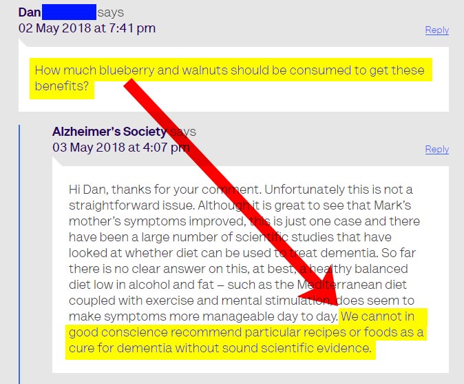 Newsflash: if diet remedies cured anything, the caregivers who have to witness patients suffering every day--including their own family members--would probably have publicized the cure by now, even if the cure wasn't profitable because not every caregiver would share in the profit anyway.