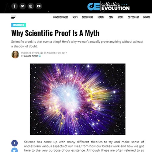 Don't have scientific proof for your beliefs? No problem, just deny that scientific proof exists. If we don't get proof, nobody does!