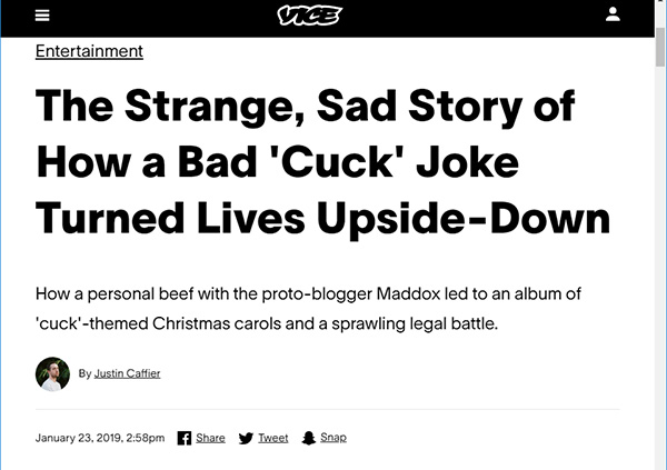 Vice smears