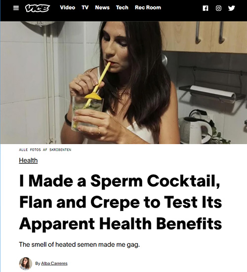 Vice cum recipes